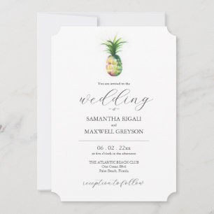 Destination tropicale Faire-part de mariage unique