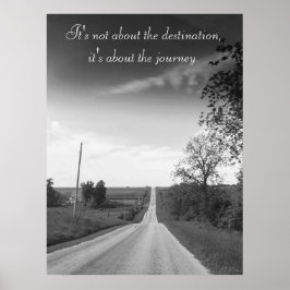 Destination, Voyage Inspiration Citation Poster