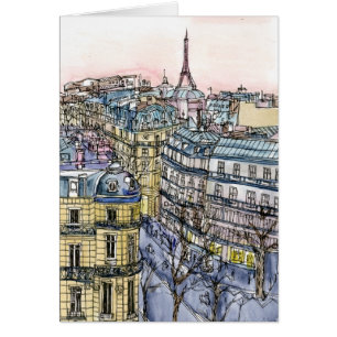 Destinations Aquarelle Tour Eiffel & Paris