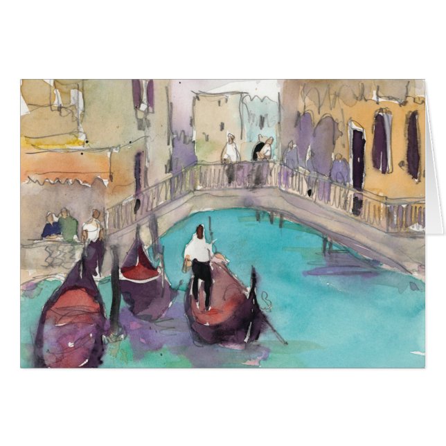 Destinations | Aquarelle Venise Gondola Ride (Devant horizontal)