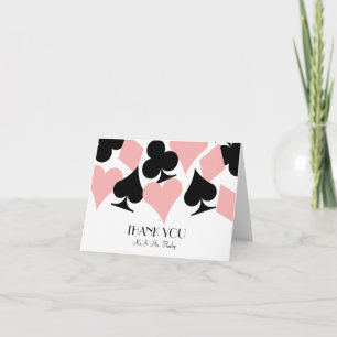 Destiny Las Vegas Carte de remerciements en blanc