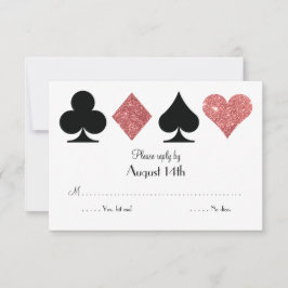 Destiny Las Vegas Wedding Antwort Rose Gold Glitze