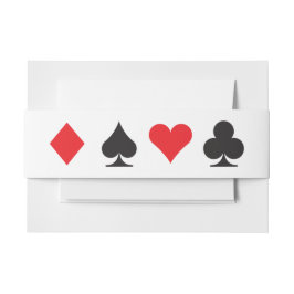 Destiny Las Vegas Wedding Einladung Bellyband Einladungsbanderole