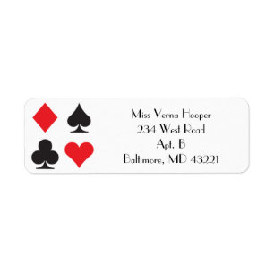 Destiny Las Vegas Wedding Invitation Label