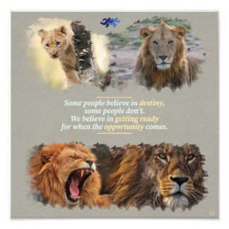 Destiny or opportunity? fotodruck