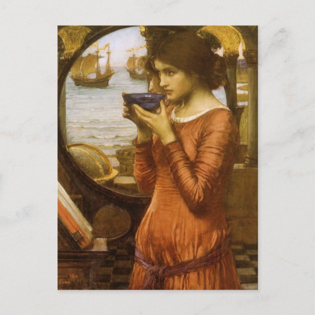 Destiny von John William Waterhouse Postkarte (Vorderseite)