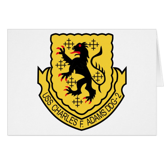 Destroyer militaire de correction de DDG-2 USS (Devant horizontal)