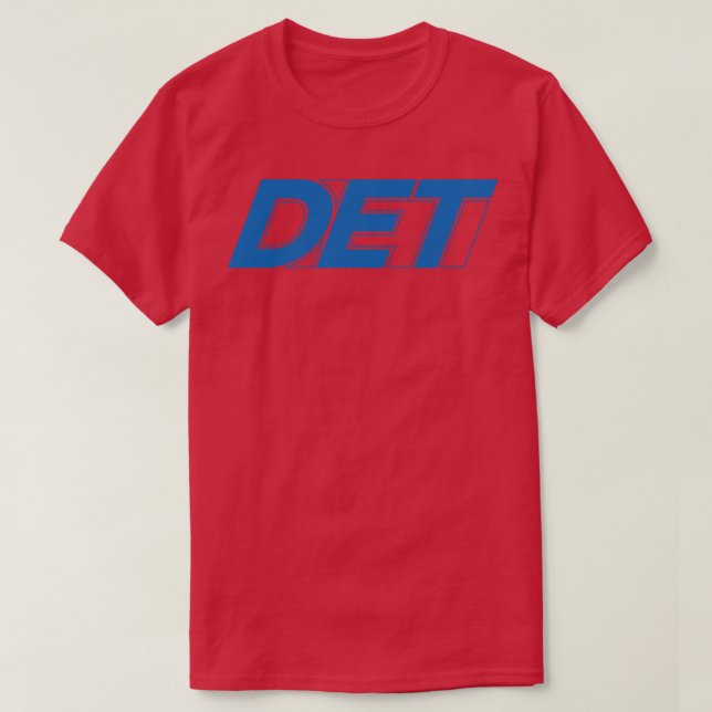 DET EXPRESS Blau T-Shirt (Design vorne)