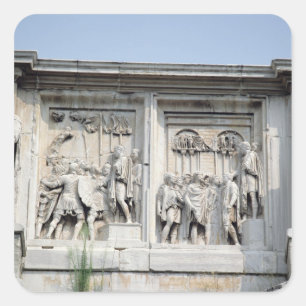Detail aus dem Arch Constantine Quadratischer Aufkleber