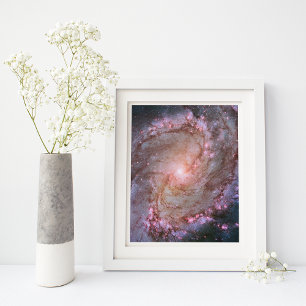 Detail aus der Spiralgalaxie M83 Poster