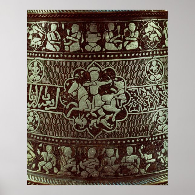 Detail aus einer Lampe, aus Ägypten, 1282 Poster (Vorne)