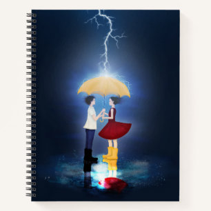 Detail aus Lovestruck - Paare-Schirm Notizbuch