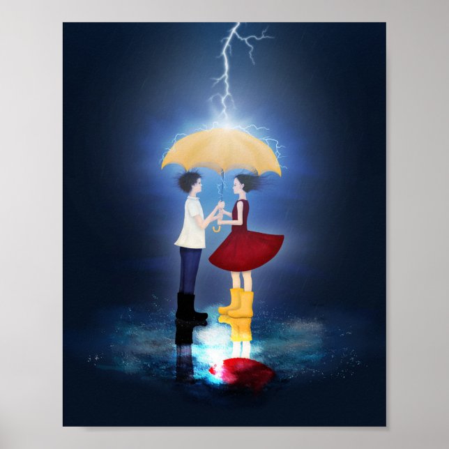 Detail aus "Lovestruck" Paarschirm Poster (Vorne)