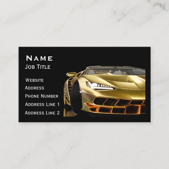 Detail Auto Kfz-Wash Service QR Code Business Visitenkarte (Vorderseite)