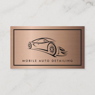 Détail automatique, Carte de visite du logo de rép