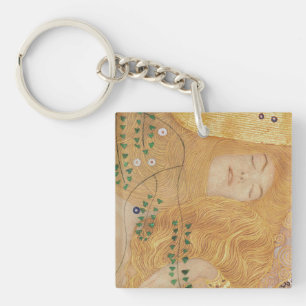 Détail de Gustav Klimt   des serpents de l'eau I