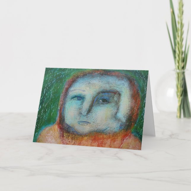 Détail de l'ouverture de la carte de voeux Sky (Devant)