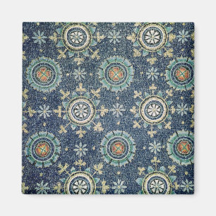 Detail der Blumendekoration von der Wölbung Magnet