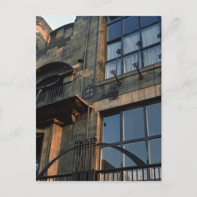 Detail der Eisenarbeit der � Postkarte (Vorderseite)