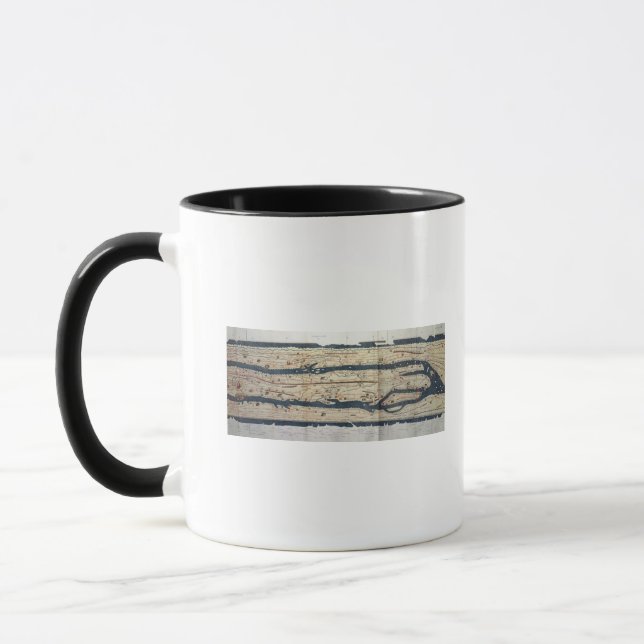 Detail der Peutinger Tabelle Tasse (Links)