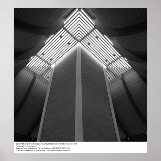 Detail der Student Gewerkschaft Fireplace, UCR, 19 Poster (Vorne)