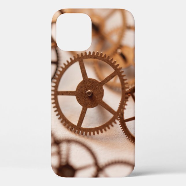 Detail der Uhrenteile, Tasche, Uhr, Genauigkeit, Case-Mate iPhone Hülle (Rückseite)