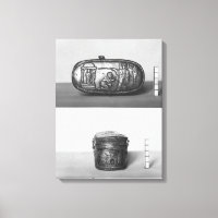 Detail des Deckels eines Pyxids