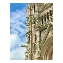 Detail des Duomo in Siena, Italien