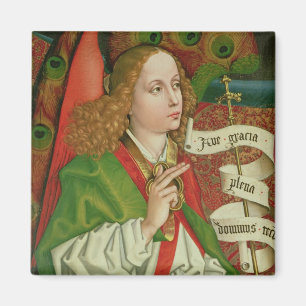 Detail des Erzengels Gabriel Magnet