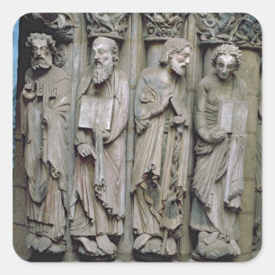 Detail des Portico Quadratischer Aufkleber