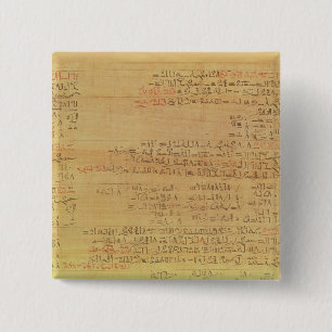 Detail des Rhind mathematischen Papyrusses Button