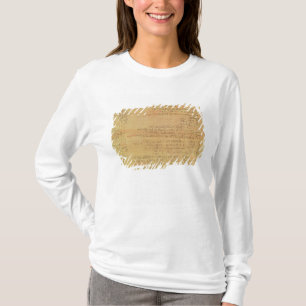 Detail des Rhind mathematischen Papyrusses T-Shirt