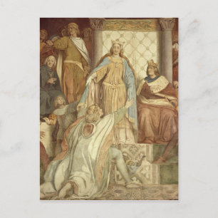 Detail des Saengerkreises, Wartburg Postkarte