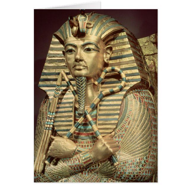 Detail des zweiten mummiform Sarges (Vorne)