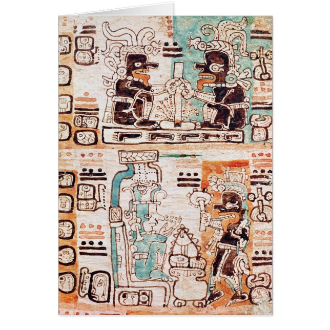 Détail d'un codex maya (Devant)