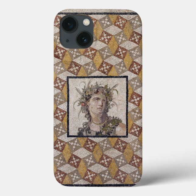 Détail d'un Coque ipad de plancher en mosaïque rom (Verso)