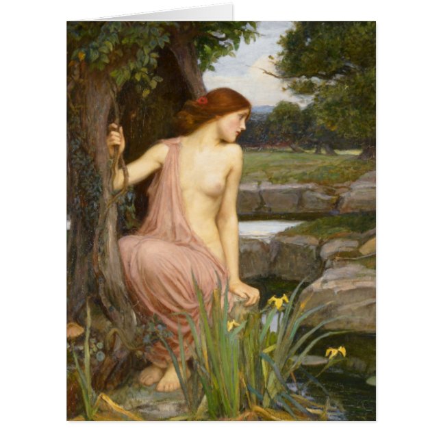 Détail : Echo et Narcisse par John Waterhouse (Devant)