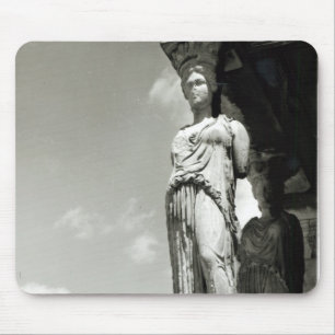 Detail eines Caryatid vom Erechtheion Mousepad