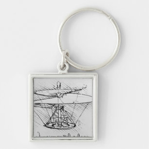 Detail eines Entwurfs für eine Flugmaschine, Schlüsselanhänger