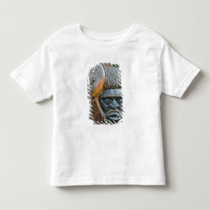Detail eines Kanak-Totempfahls, Noumea, Neukaledon Kleinkind T-shirt