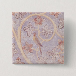 Detail eines Vogels, von der Wanddekoration Button