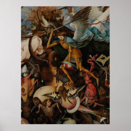 Detail: Fall der Engel der Rebellen von Pieter Bru Poster