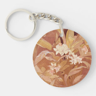 Détail floral Art nouveau d'Alphonse Mucha