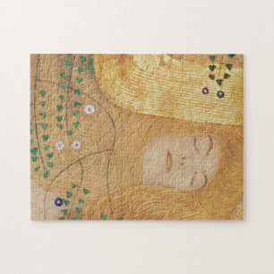 Detail Gustav Klimt der Wasser-Schlangen I