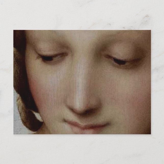 Detail Madonna der Wiese Postkarte (Vorderseite)