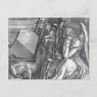Detail Melancholia I von Albrecht Dürer (1514)
