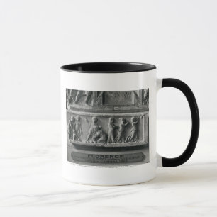 Detail-Sarkophag, der Kinderdas spielen darstellt Tasse