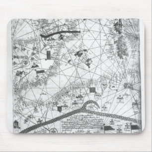 Detail vom katalanischen Atlas, 1375 Mousepad