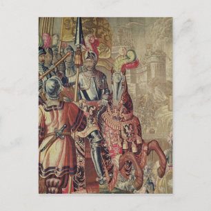 Detail von Charles V über Pferde Postkarte