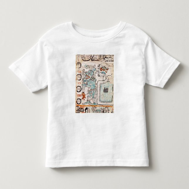 Detail von einem Mayakodex Kleinkind T-shirt (Vorderseite)